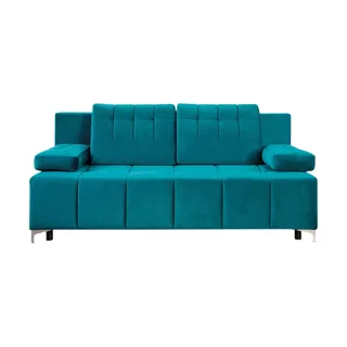 Sofa.de Doppelliegensofa ¦ türkis/petrol ¦ Maße (cm): B: 202 H: 97 T: 103.0
