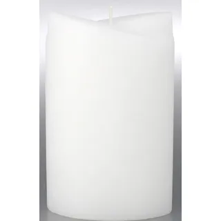 Kerzenrohling,Formenkerze Weiß Oval, für Hochzeit 19x12 cm - 2 Flügel Ellipse zum Basteln und Verzieren. 8603..