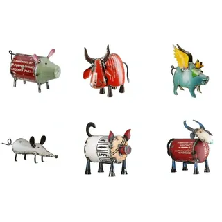 Brillibrum Spardose Tierfigur Spardose aus recyceltem Metall