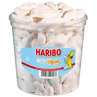 HARIBO WEISSE MÄUSE 1050,0 g, 150 St.