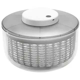 EUYIMOMO salatschleuder klein Elektro-Gemüsesalat-Dörrgerät for zu HauseWiederaufladbarer Wasserkipper for KüchenobstTrockenmaschineWaschen von GemüsedörrenAbtropfkorb (Color : A, Size : 6L)