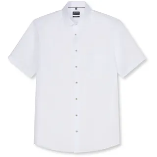Olymp Businesshemd OLYMP "OLYMP Luxor, Modern Fit, New Kent", Herren, Gr. 43, Normaler Arm, weiß, 100% Baumwolle, Hemden
