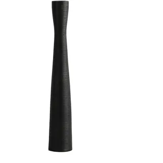 Cutfouwe Vase Schwarz - 50cm Hoch Bodenvase Schwarz,Vasen Deko Modern,Große Keramik Vase für Pampasgras,Dekozweige und Trockenblumen,Blumenvasen für Home Office Dekor,Wohnzimmer Büro Dekoration