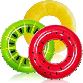 Aufblasbare Pool-schwimmreifen Mit Pailletten, 82,55 Cm (3er-pack), Für Schwimmbad, Kinder, Erwachsene, Strand Und Outdoor-aktivitäten