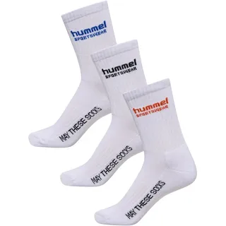 hummel 3er Pack Sportsocken Weiß 46-48