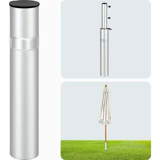 Sekey Schirmständer Aluminium Ø 52 mm Silberfarben