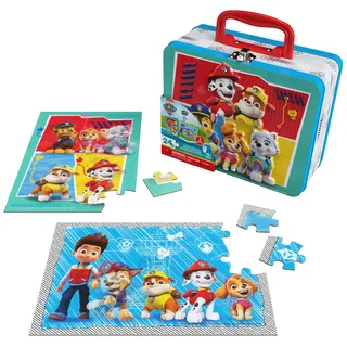 SPIN MASTER Metallkoffer 2 Paw Patrol-Puzzles