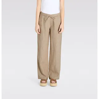 MAC Chiara Belt Leinenhose Braun 42 32