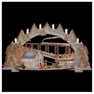 Tietze Erzgebirgsdesign Schwibbogen Schwibbogen Zugfahrt ins Erzgebirge (72x43x13cm) von Tietze Erzgebirgs
