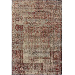 benuta Nest Outdoorteppich, Mehrfarbig, Textil, Orientalisch, Rechteckig, 80x165 cm, Oeko-Tex® Standard 100, wasserabweisend, Teppiche & Böden, Teppiche, Outdoorteppiche