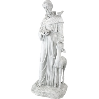 Design Toscano Der Heilige Franz von Assisi, Gartenstatue, 94 cm