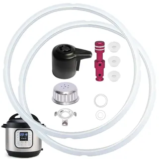 InstantPot-Ersatzteile für Instant Pot Duo 8 Qt und Duo Plus 8 Qt, InstantPot Ersatzteile inklusive Dichtungsring, Dampfablassventil, Anti-Block-Schild, Ventildichtungsring, Schwimmerventil und