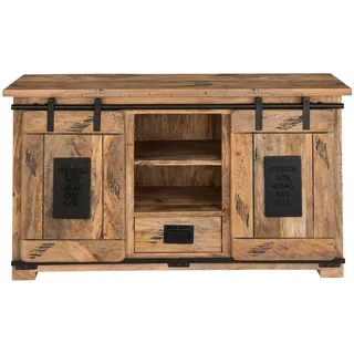 bene living Florenz 128 x 70 x 45 cm Braun
