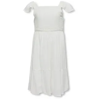 KIDS ONLY Sommerkleid KOGEVA S/L BACK CUT OUT DRESS WVN weiß 128 EU