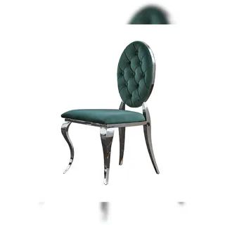 KAWOLA Esszimmerstuhl LINDA Barock Velvet grün