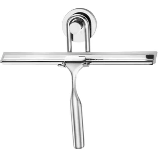 WENKO Express-Loc® Badezimmerwischer Cali - Duschabzieher, 25 x 22.5 x 4.5 cm, Glänzend