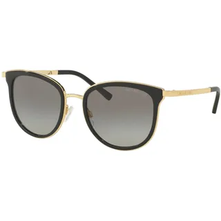 Michael Kors Damen Adrianna I 110011 54 Sonnenbrille, Schwarz (Black/Gold/Grey Gradient) - 54 (M)