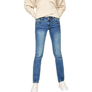 Pepe Jeans Damen Jeans Gen Regular Fit Mid Blau Normaler Bund Reißverschluss W 27 L 34