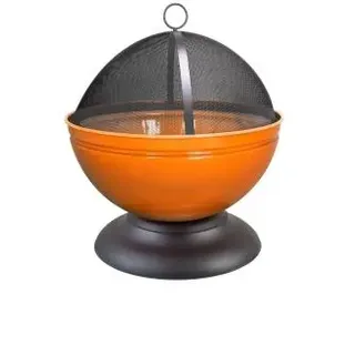 Feuerschale Globe Maße: 56x56 H: 60 Cm, Orange