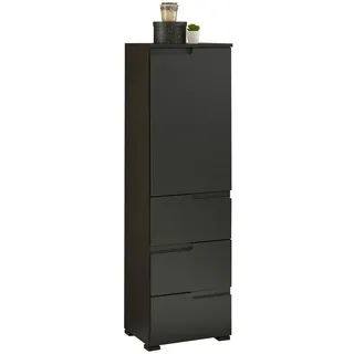 BASIC by Balculina Midischrank Spice 40 x 134 x 32 cm Schwarz