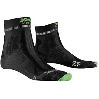 X-Socks Trail Run Energy 4.0 Laufsocken 2 Paar Opal Black / Effektor Green 35-38