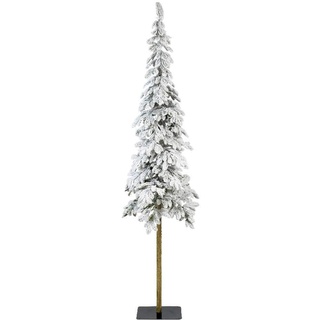 Kaemingk Künstlicher Weihnachtsbaum, Schnee, alpin, schmal, 1,5 m