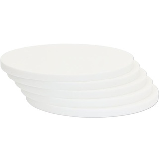 Runde Schallabsorber-Platten Weiß - Ø 85 cm