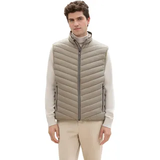 TOM TAILOR Herren 1041310 Lightweight Steppweste mit Stehkragen (1er Pack) - XXL