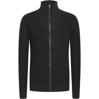 !Solid Strickjacke SDRecone", Herren, Gr. M, schwarz (true schwarz), Obermaterial: 70% Baumwolle CO recyc.. 30% Polyester Pol. recyc.., Strickjacken Strickjacke