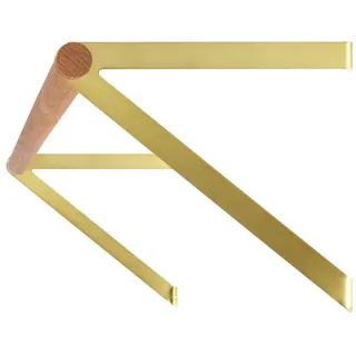 Natural Goods Berlin Garderobenleiste Reinickendorf Antik-Gold Eiche