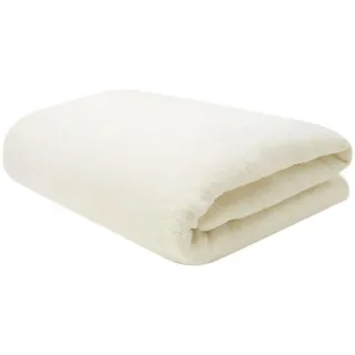 ZOLLNER Kuscheldecke 220 x 240 cm Weiß