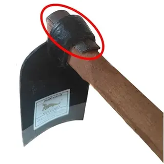 Stabile Krokodil Gartenhacke, Feldhacke, Gartenhaue, Breithacke, Hacke extrem robust in 3 Größen (Fixierstück)