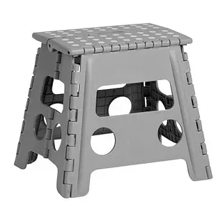 Zeller Klapphocker 37 x 32 x 30 cm grau