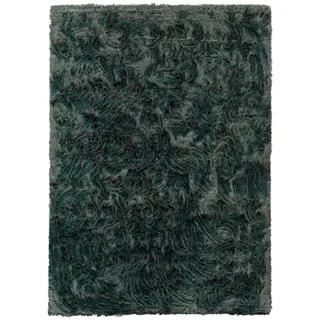 Pergamon Aspen Fellteppich 90 x 160 cm Blau/Petrol