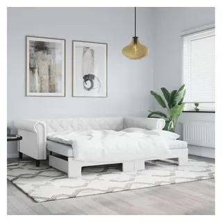 vidaXL Tagesbett 90 x 200 cm Weiß