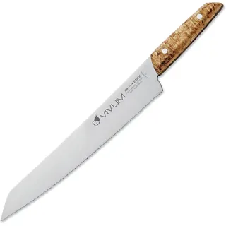 Friedr. Dick VIVUM Brotmesser 26 cm Braun/Schwarz Wellenschliff