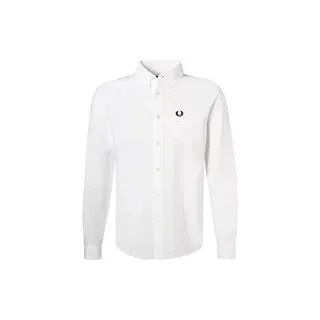 Fred Perry Herren Hemd weiß, weiß, NOS