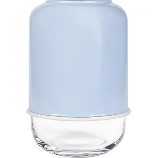 Capsule Vase hellblau mit verstellbarer Höhe