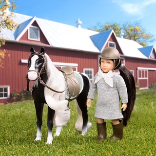 LORI Puppe Ansley / Pferd Arabel