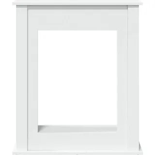 vidaXL Kaminumrandung Weiß 75 x 20 x 87,5 cm Holzwerkstoff