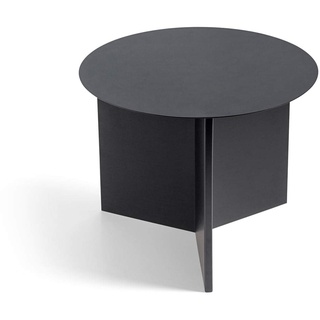 Hay Slit Table Round Beistelltisch, Stahl, Black, 35,5cm