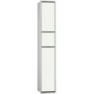 EMCO Asis Module 150 WC-Modul-Unterputzmodell 96,4 cm Aluminium/Optiwhite Metall
