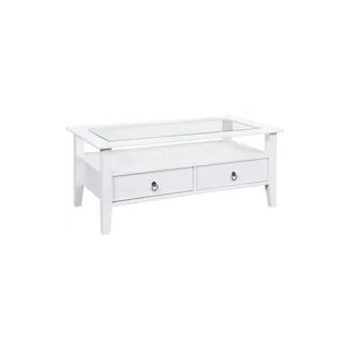 Couchtisch Provence weiß lackiert B/H/T: ca. 115x45x60 cm