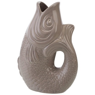 Giftcompany Dekovase Monsieur Carafon Vase / Karaffe Fisch S sandstone 1,2l (Vase / Karaffe) bunt
