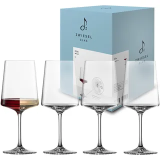 Schott Zwiesel ZWIESEL GLAS Serie ECHO Weinglas 4 Stück Inhalt 572 ml Rotweinglas Weißweinglas