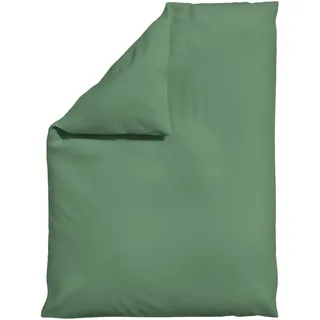 schlafgut Knitted Jersey Uni Grün 155 x 220 cm
