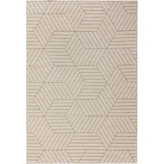 benuta nest Elena Flachgewebeteppich Creme 120 x 170 cm