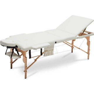 Body Fit, Massageliege + Massagesessel, table, 3-piece massage bed, wooden XXL universal (580)