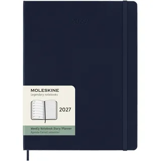Moleskine Wochen Notizkalender 2027 Weiß