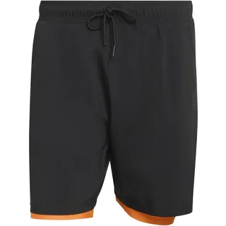 adidas Club Tennis Climacool 2IN1 Trainingsshorts Herren Black/Pure Orange S
